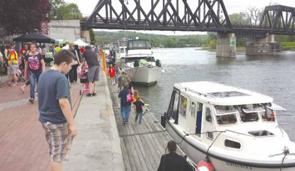 Spring Canal Town Celebrations Welcome Boaters