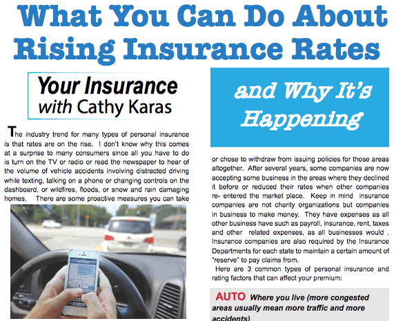 What You Can Do About Rising Insurance Rates