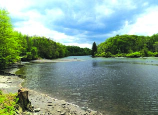 Up the Lower Wappingers Creek, with Two Graphite Paddles