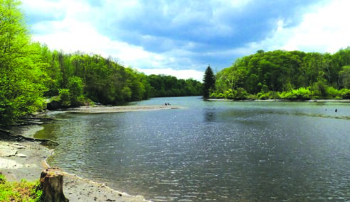 Up the Lower Wappingers Creek, with Two Graphite Paddles